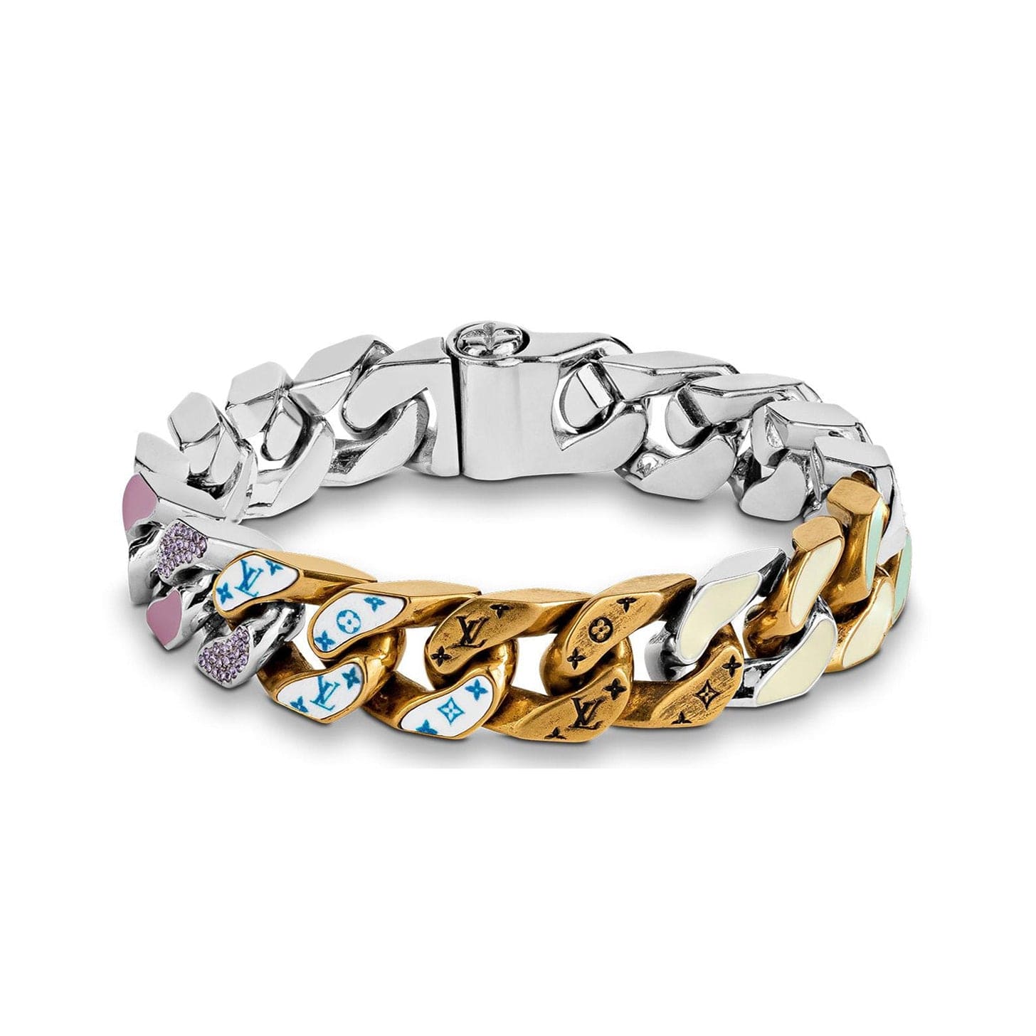 18K Louis Vuitton Monochain Soapy Bracelet