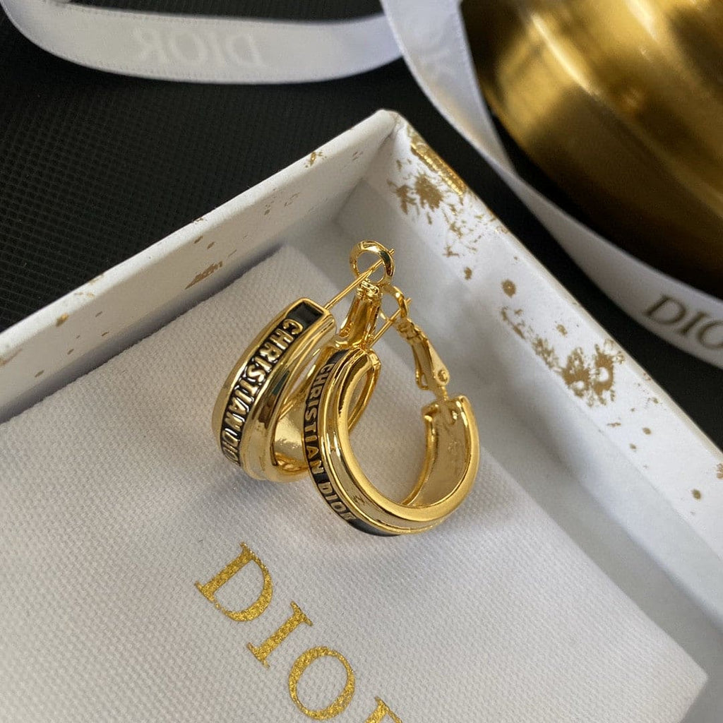 18K Dior Code Earrings