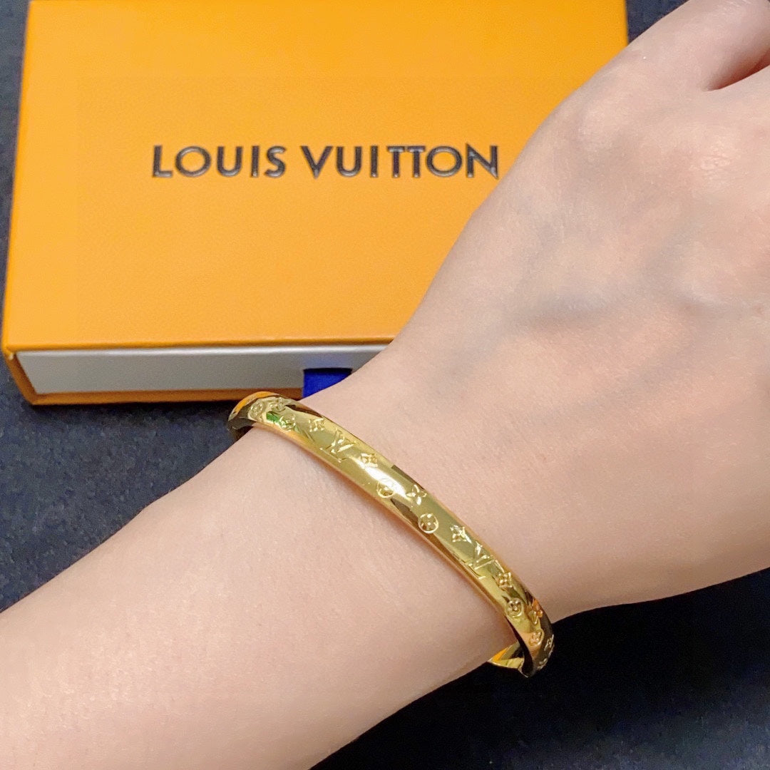18K Louis Vuitton Monogram Bracelet