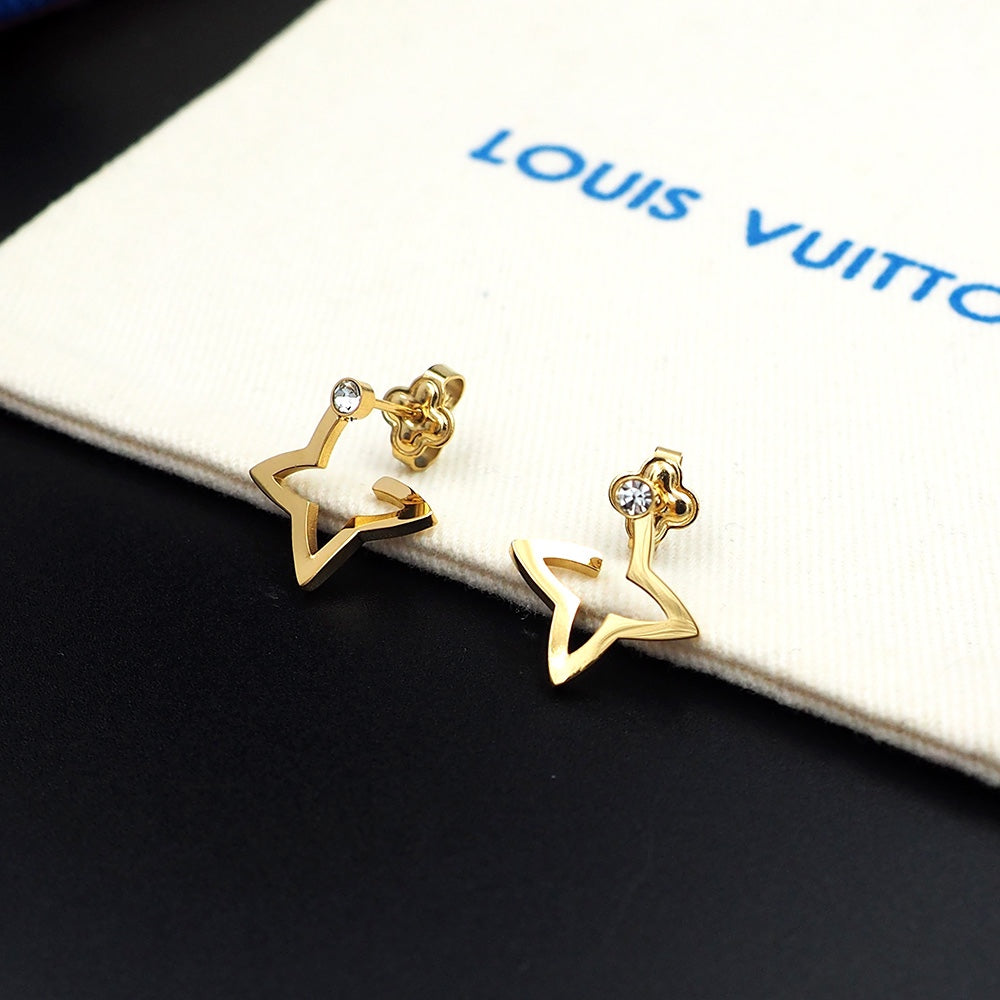 18K Louis Vuitton Blossom Mini Hoops Earrings