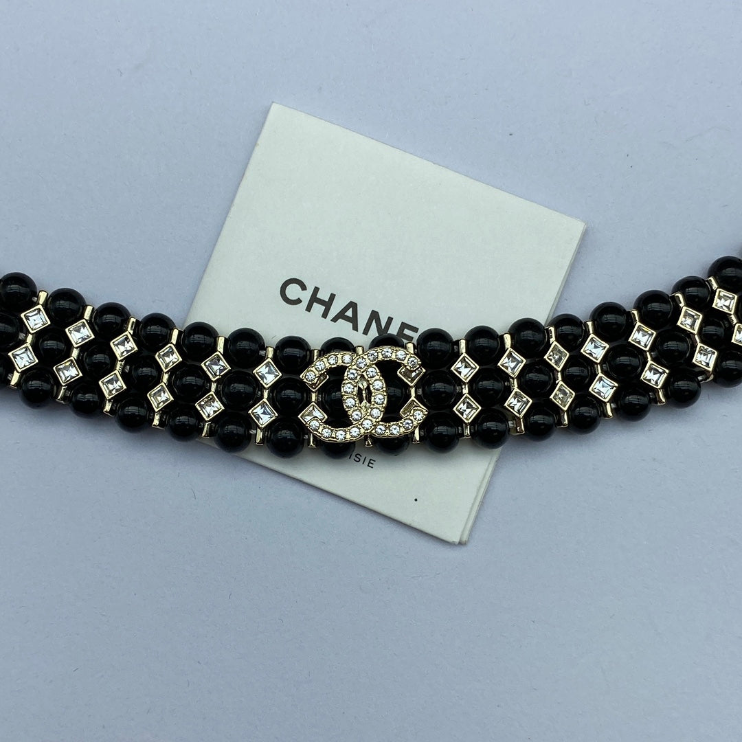 18K  Chanel Strass Choker Necklace