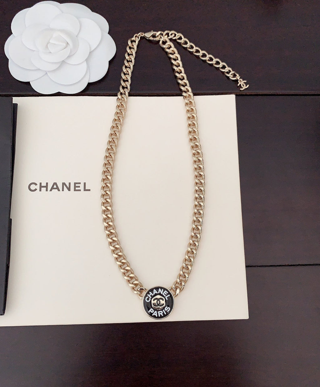 18K  Chanel Paris Choker Necklace