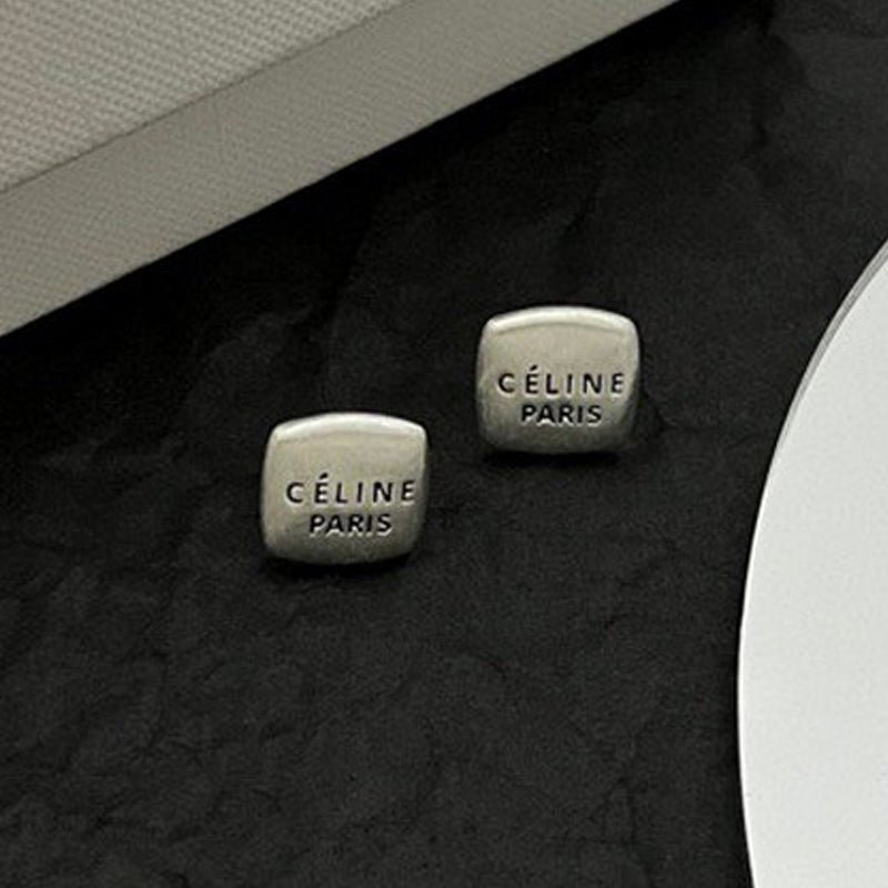 18K Celine White Gold Earrings