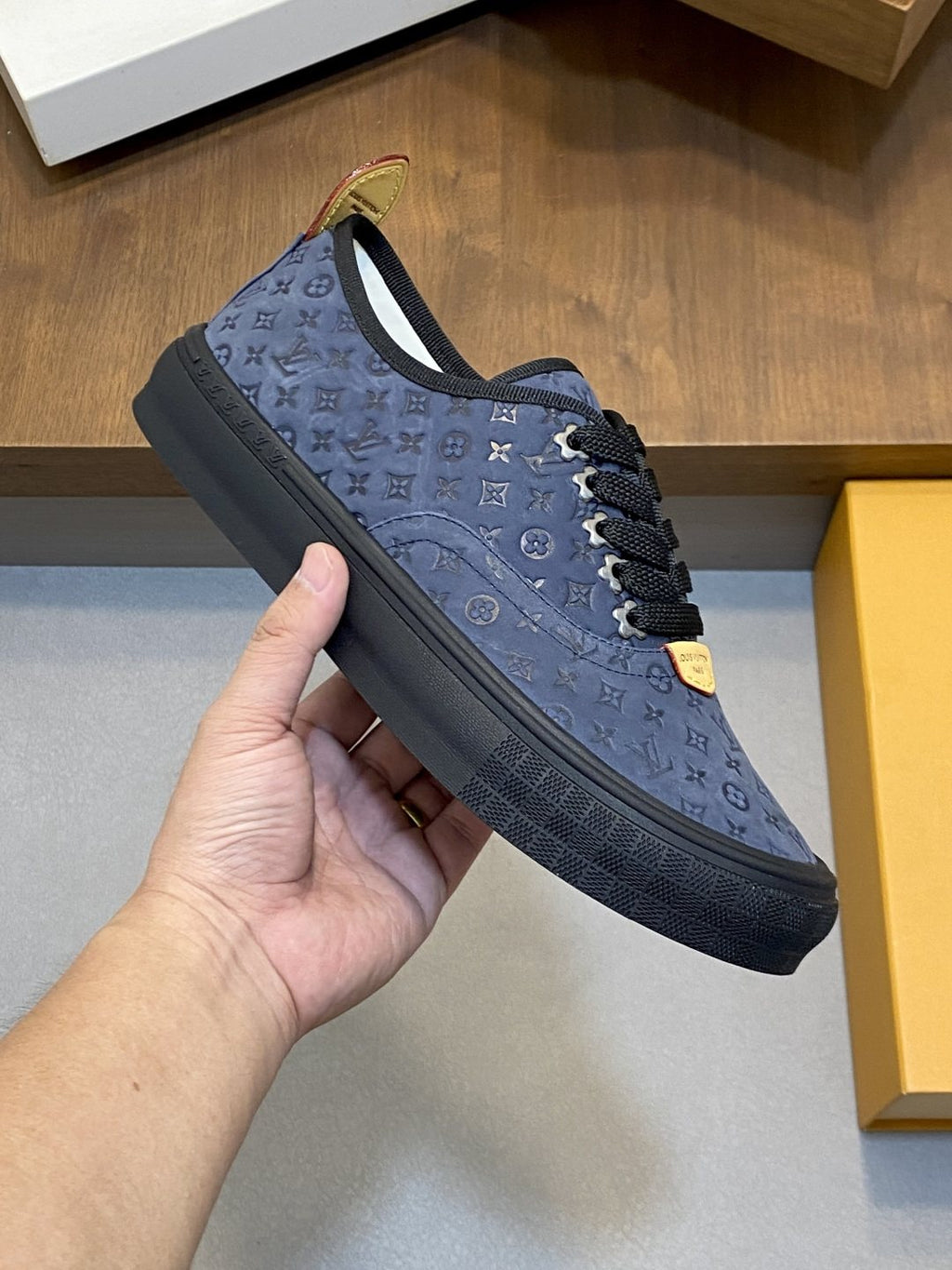 Louis Vuitton Monogram Low-Top Sneakers — model