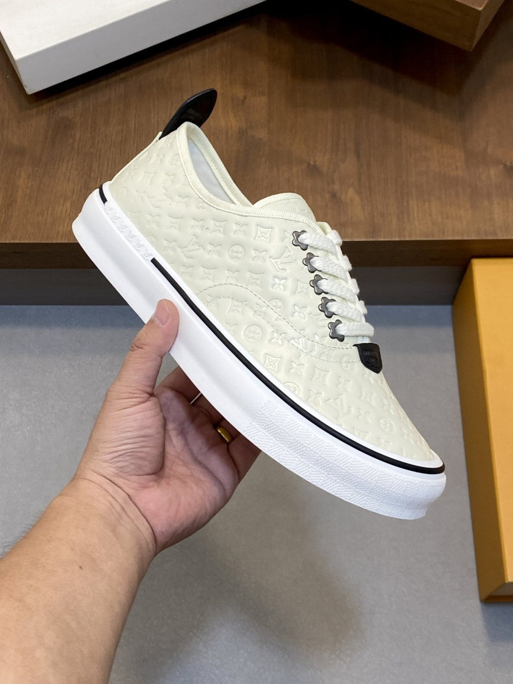 Louis Vuitton Monogram Low-Top Sneakers — model