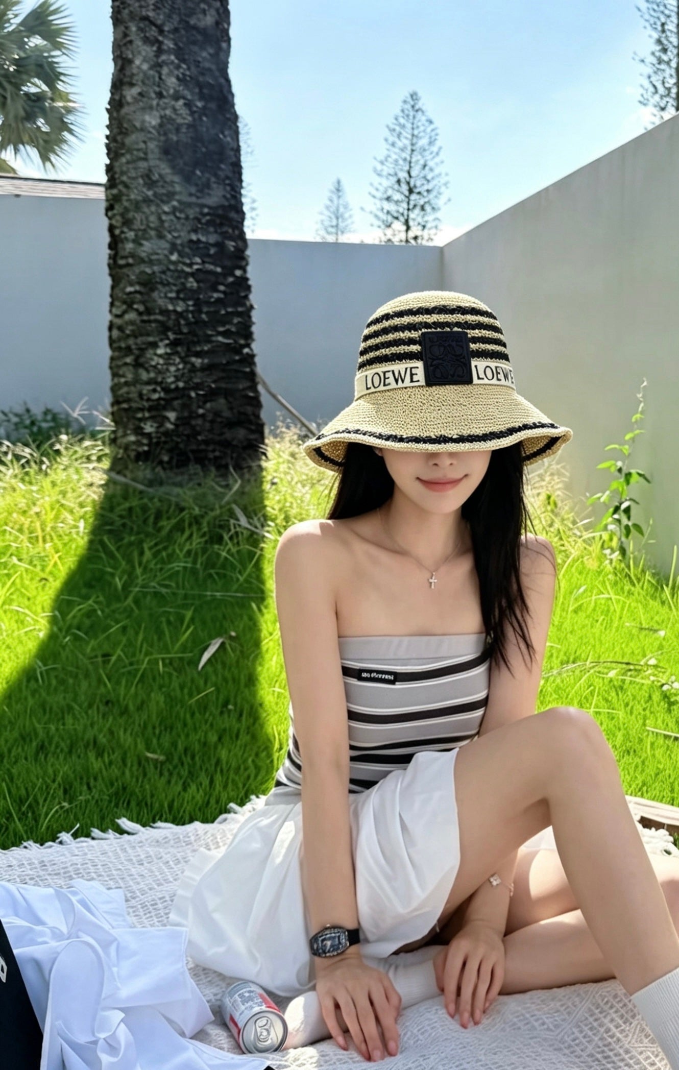 LOEWE Hand-Hooked Beret