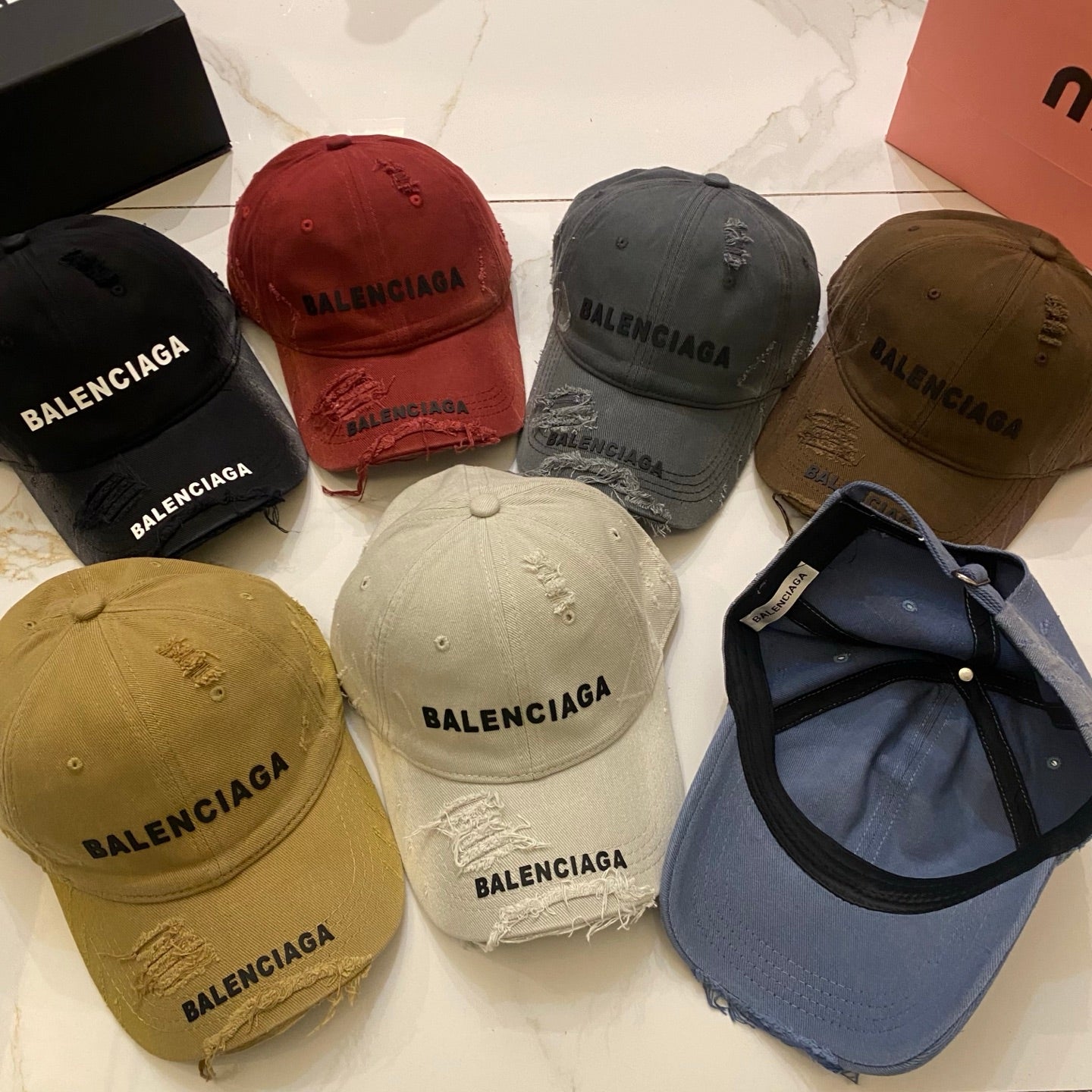 Balenciaga Washed Baseball Cap
