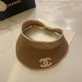 CHANEL Knitted Sun Visor Hat