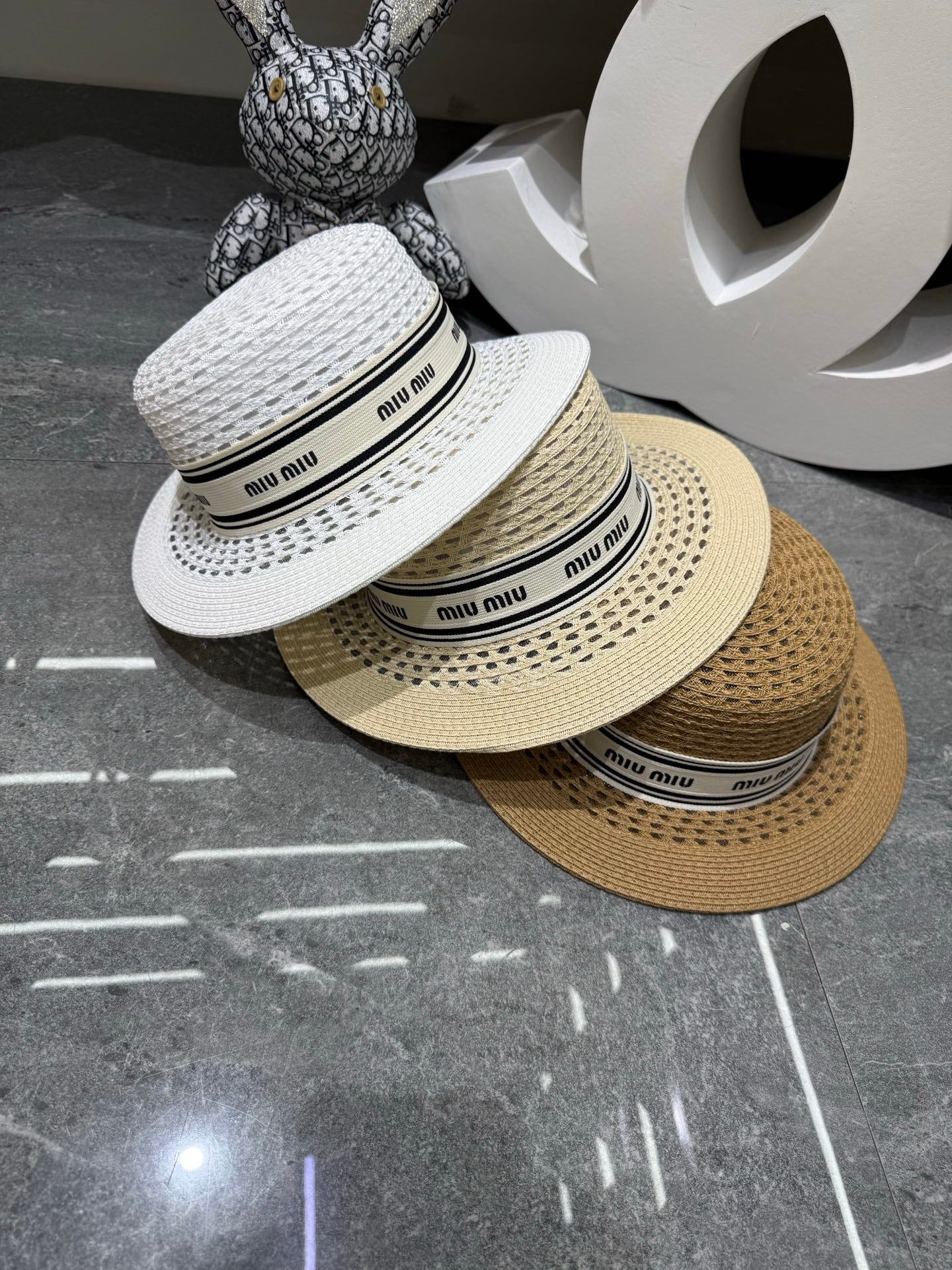 MIU MIU Flat-Top Baseball Cap