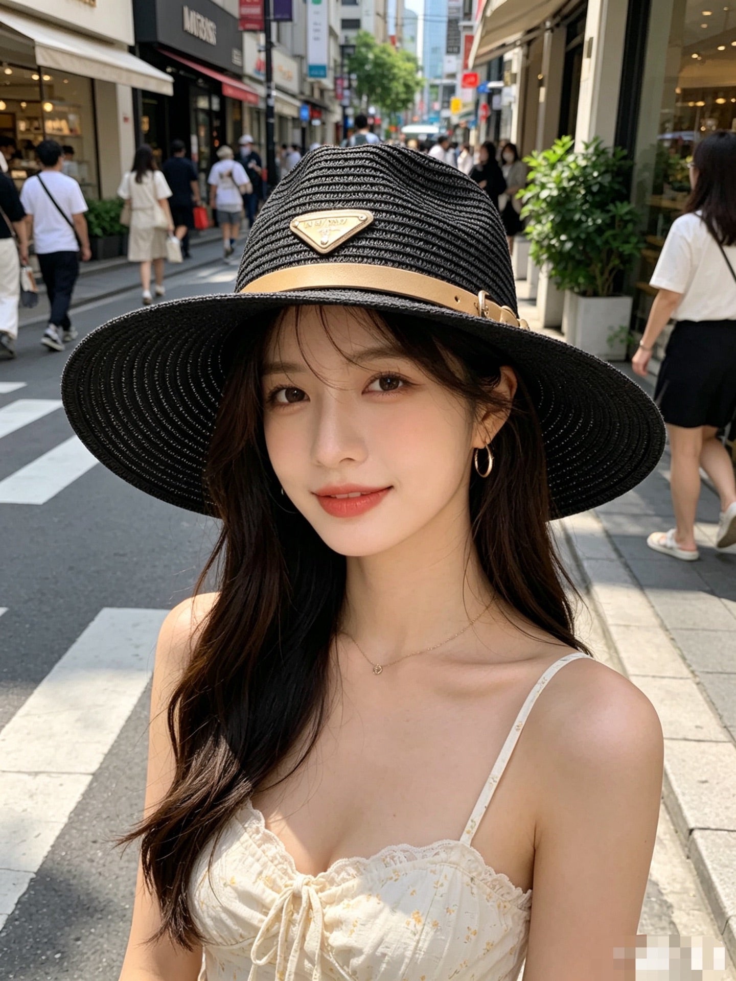 PRADA French Luxury Straw Sun Hat
