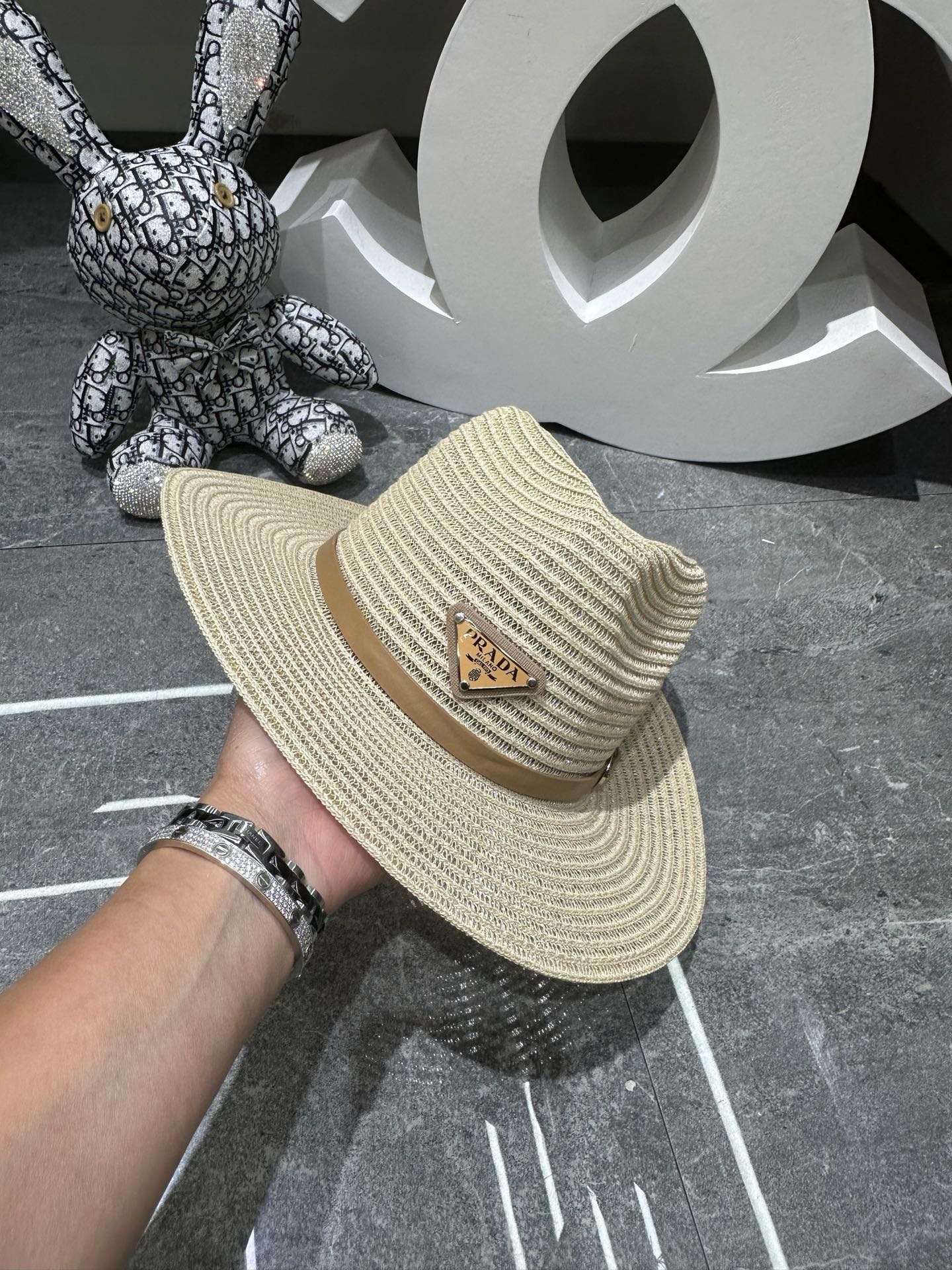 PRADA French Luxury Straw Sun Hat