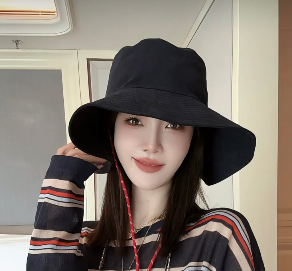 MIU MIU Wide Brim Bucket Hat