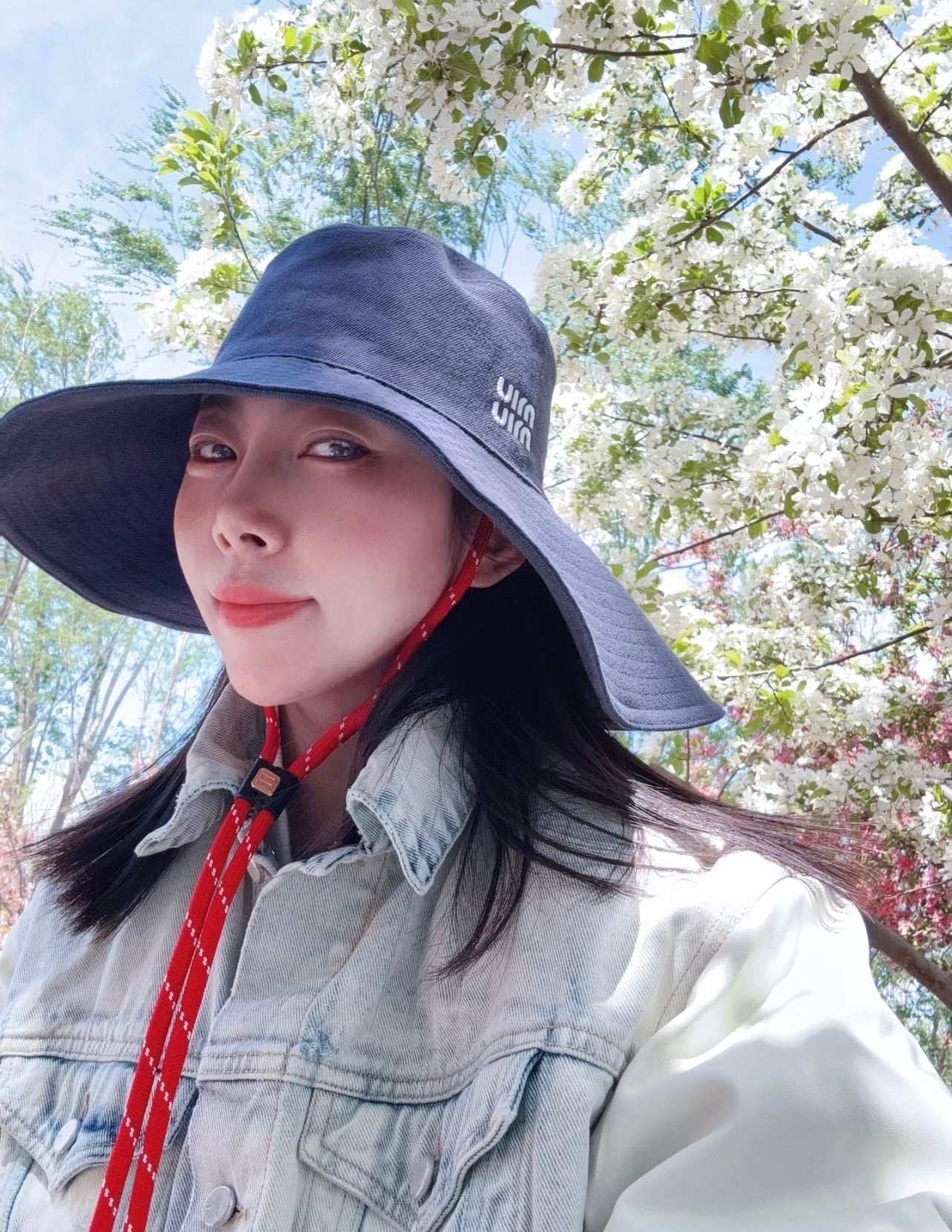 MIU MIU Wide Brim Bucket Hat